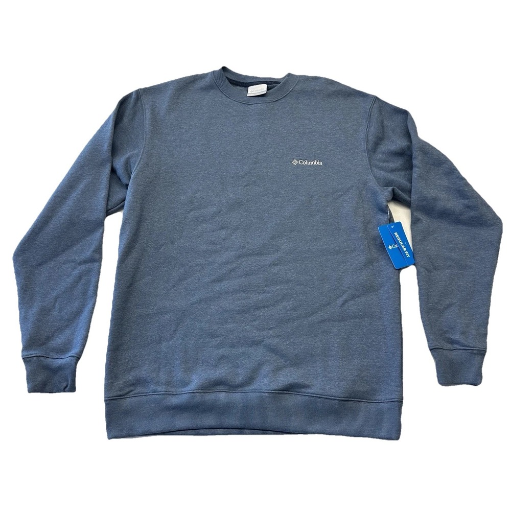 Columbia Sweatshirt‎ Men's Size XXL 2XL Blue Pullover Hart Mountain II Crew